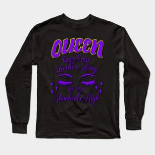 Queen Lashes Long Sleeve T-Shirt